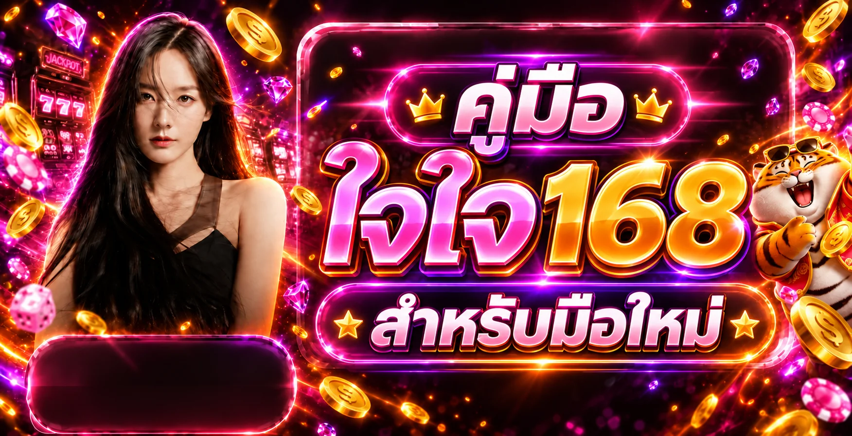 ใจใจ168 คู่มือมือใหม่ ทางเข้า สล็อต และคาสิโน